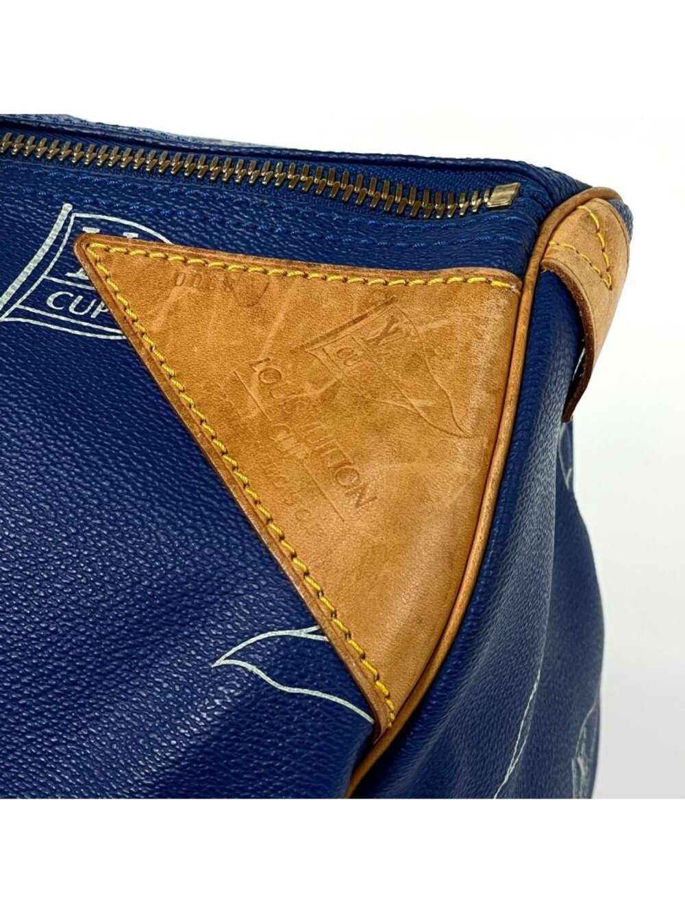 Louis Vuitton Keepall 45 Cup Boston Bag San Diego Blue - Picture 4 of 10